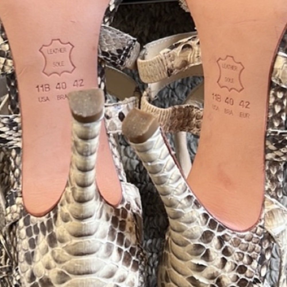 Alexandre Birman Python Sandals - Picture 9 of 10
